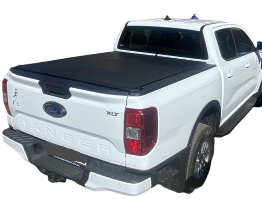 ALUMINIUM FRAME CLIP IN TONNEAU COVER Ford Ranger Double cab Next Gen 2023+ plain no roll bar