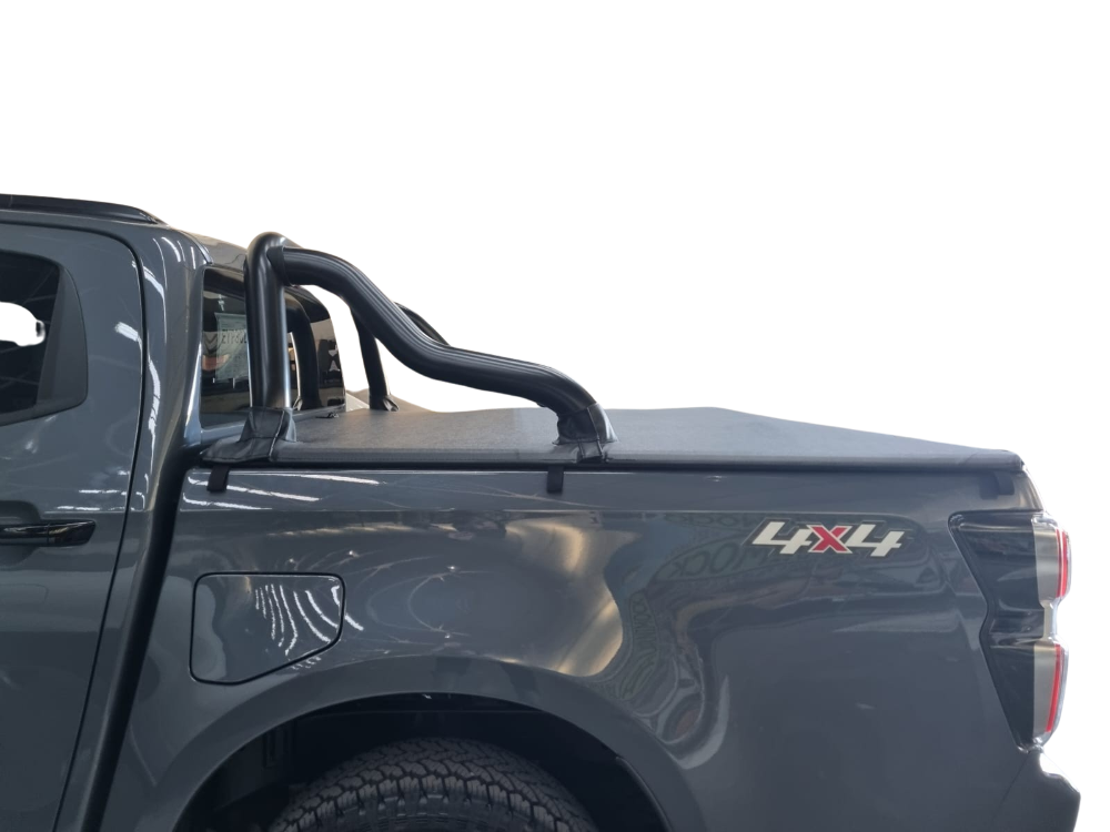 Isuzu double cab with oe roll bar aluminium frame clip in tonneau cover