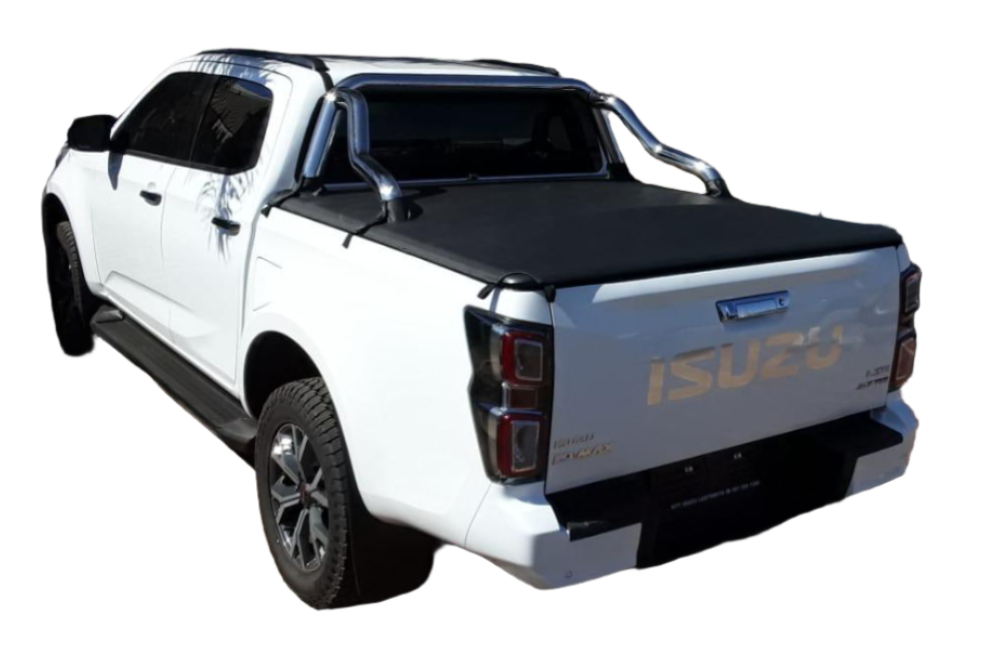 ALUMINIUM FRAME CLIP IN TONNEAU COVER Isuzu Double Cab Gen 7 with OE Roll BAR