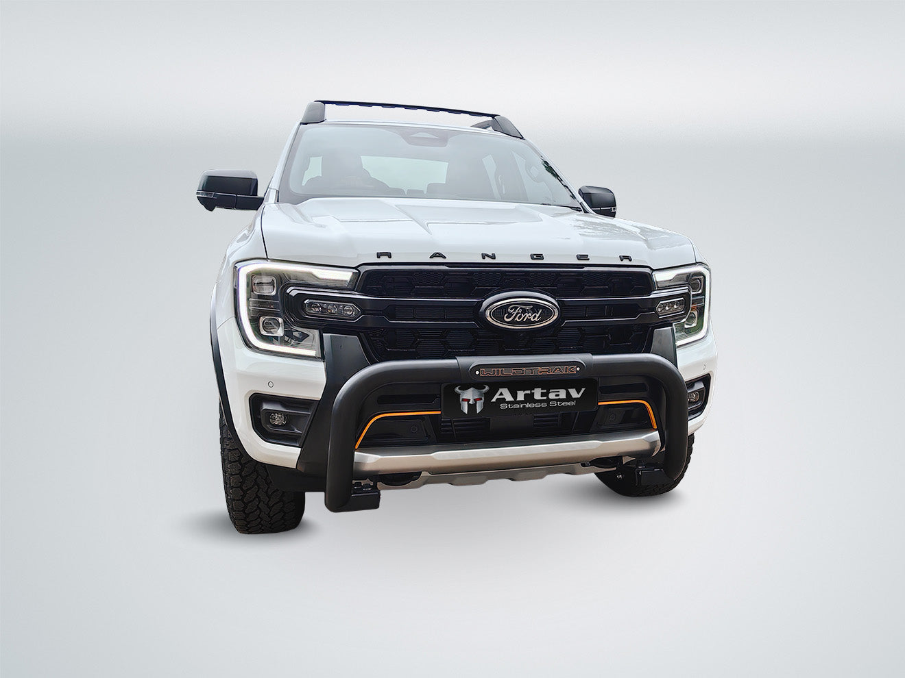 NUDGE BAR Ford Ranger Next Gen WILDTRAK X Black