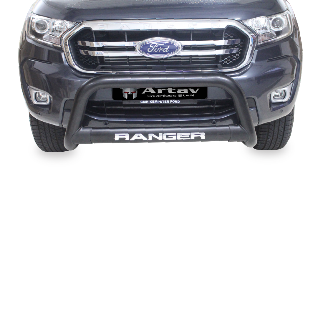 NUDGE BAR  Ford Ranger T6 Facelift (Stainless steel and Black)