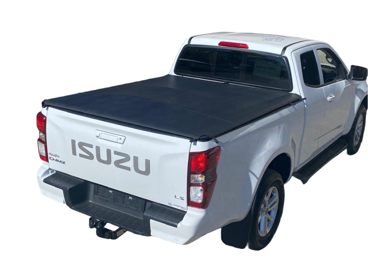 ALUMINIUM FRAME CLIP IN TONNEAU COVER Isuzu Extended Cab Plain no roll bar