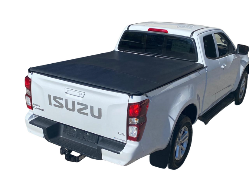 ALUMINIUM FRAME CLIP IN TONNEAU COVER Isuzu Extended Cab Plain no roll ...