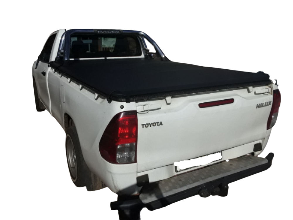 ALUMINIUM FRAME CLIP IN TONNEAU COVER Toyota Single Cab GD6 with 80055 / Maxe roll bar