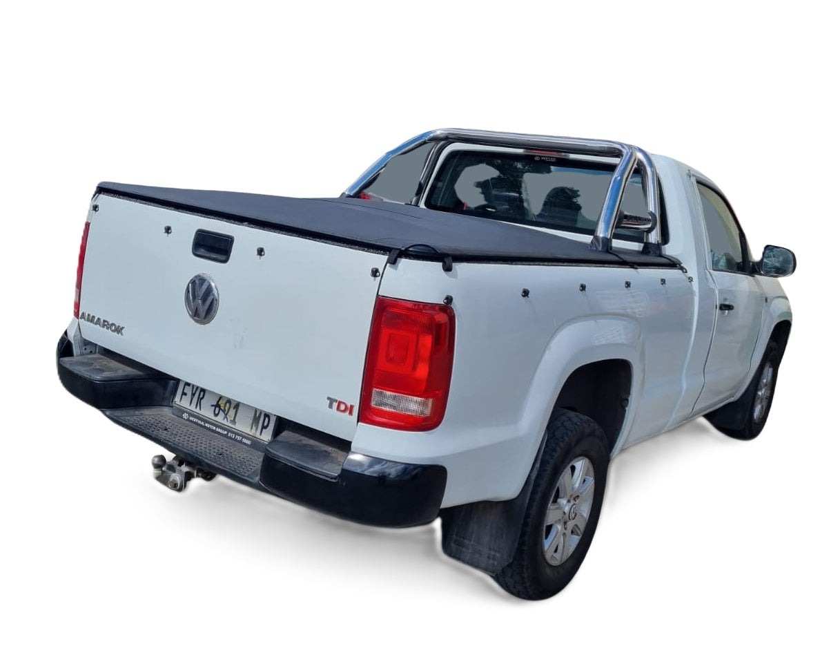 ALUMINIUM FRAME CLIP IN TONNEAU COVER Volkswagen Amarok Single Cab with roll bar