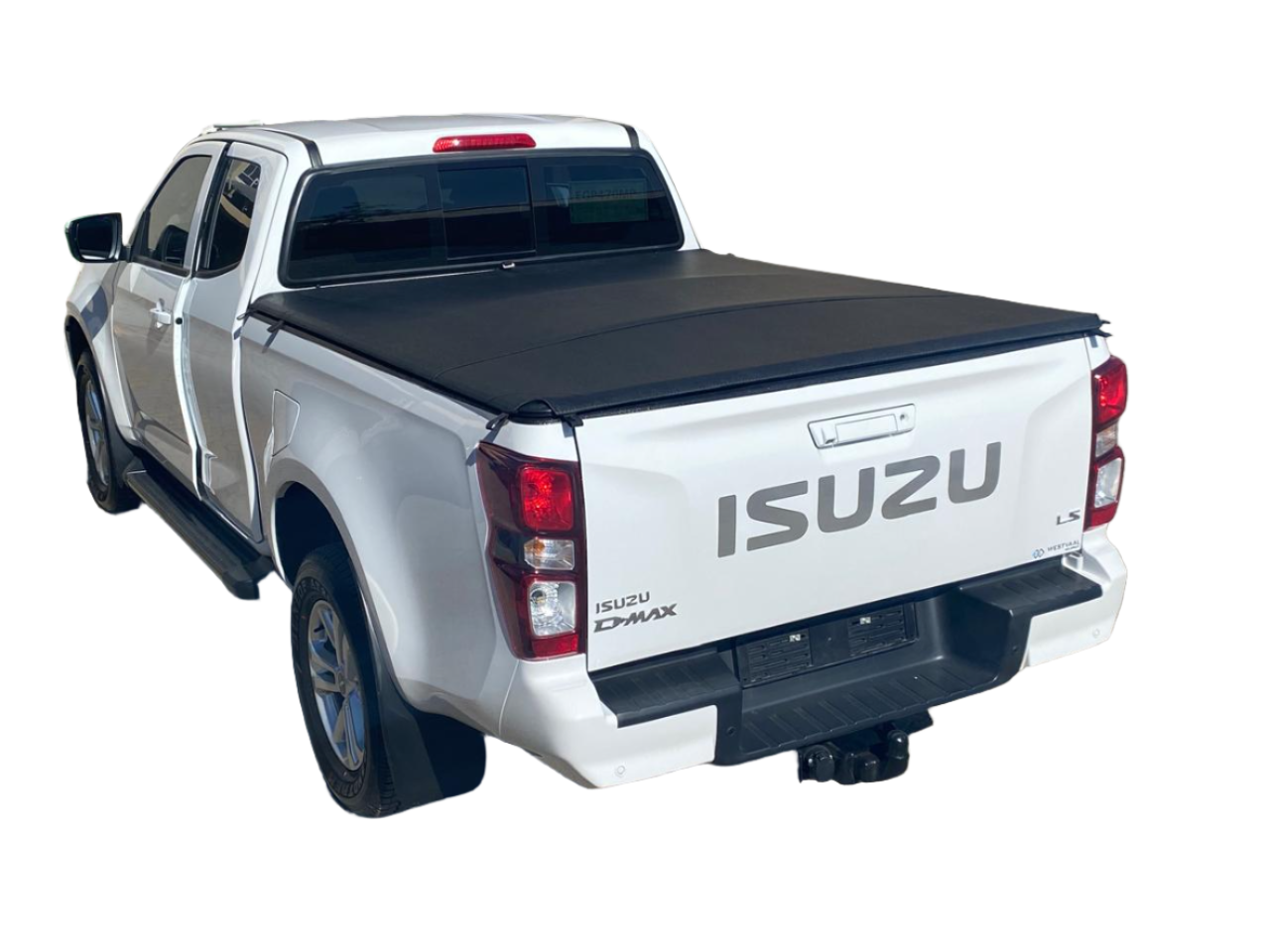 ALUMINIUM FRAME CLIP IN TONNEAU COVER Isuzu Extended Cab Plain no roll bar